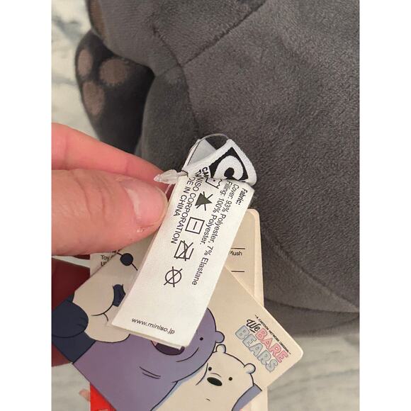 NWT MINISO We Bare Bears Panda Christmas Elf Hat Plush Toy Xmas 11” Cartoon - Picture 8 of 12